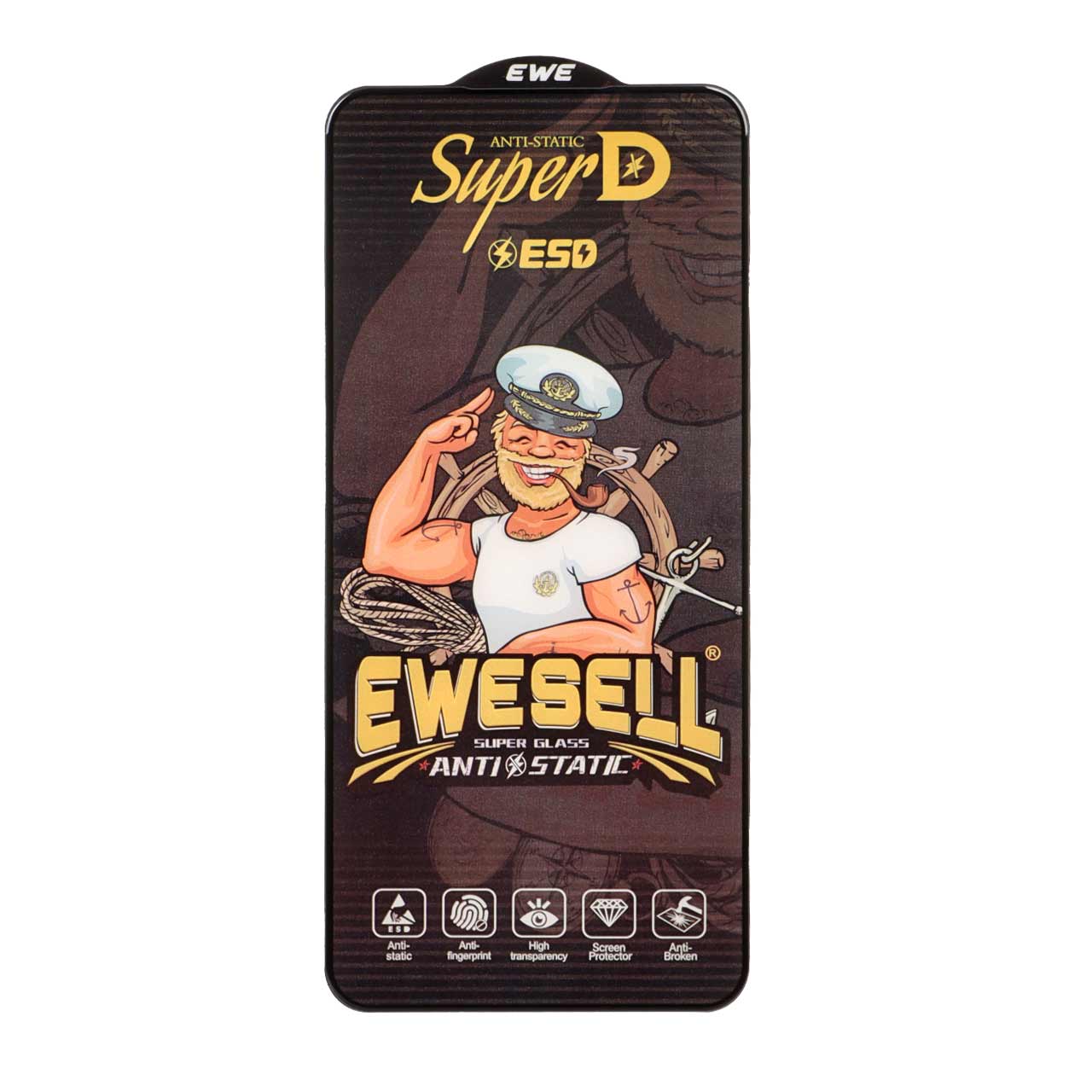 محافظ صفحه نمایش شیشه‌ای Super D Anti Static مناسب شیائومی سری Note